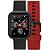Smartwatch Technos Connect MAX Preto e Vermelho - Imagem 1