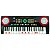 Teclado Infantil Custom Kids Com Microfone Ckkb 44 Bk - Imagem 1