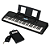 Teclado Yamaha PSR-E383 C/Fonte Original + Brinde Pedal Sustain Smart Smps-01lt - Imagem 1
