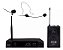 Microfone Dylan UDX-03 Multi Sem Fio Headset Lapela Preto - Imagem 6