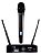 Microfone Dylan GX-1 Sem Fio Uhf Preto Dinâmico Condenser - Imagem 1