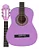 Violão MYTH MT30N Infantil Lilás Purple Nylon Acustico - Imagem 1
