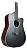 Violão Tagima Sunset BKOP Folk Aço Solid Spruce Destro Black Open Pore - Imagem 5