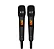 Microfone Sem Fio Dylan D-8500s Duplo Profissional Preto - Imagem 2