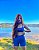 top minimal celeste - Imagem 1