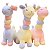 Girafa de Pelúcia Bebê Colorida Amarela Plush - Antialérgico - Imagem 2