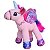 Unicórnio de Pelúcia Rosa com Colorido em Pé 40cm - Fizzy - Imagem 2