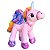 Unicórnio de Pelúcia Rosa com Colorido em Pé 40cm - Fizzy - Imagem 5