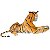 Tigre De Pelúcia Grande Realista Safári Gigante - Fizzy - Imagem 6