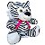 Bichos de Pelúcia Tigre Branco Com Laço Nicho Safari - Fizzy - Imagem 2
