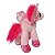 Unicórnio De Pelúcia Em Pé Com Asas Cor Rosa Com Pink - Imagem 2