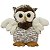 Coruja de Pelúcia Com Asas 40 Cm Traços Marrom Fofy Toys - Imagem 1