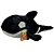 Baleia Orca De Pelúcia Fundo Mar 50 Cm Animais Marinhos - Imagem 3