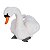 Cisne de Pelúcia Branco 35cm - Fizzy - Imagem 1