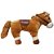 Cavalinho de Pelúcia 45cm Cavalo Fazenda - Fizzy - Imagem 1