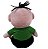 Boneco Pelúcia Cebolinha Sentado 20 Cm Turma Da Mônica Tasco - Imagem 3
