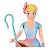 Boneca Betty Bo-peep Disney Toy Story 4 - Toyng - Imagem 3