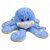 Polvo Azul de Pelúcia 40cm - Fofy Toys - Imagem 1