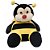Abelha De Pelúcia Com Capuz 40cm Amarela Fofy Toys - Imagem 1