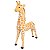 Girafa de Pelúcia Grande Realista Em Pé 84cm Safari - Imagem 1