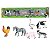 Kit Com 6 Animais da Fazenda Miniaturas Fazendinha - Toyng - Imagem 2