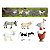 Kit Com 6 Animais da Fazenda Miniaturas Fazendinha - Toyng - Imagem 1