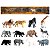Kit Com 6 Animais Selvagens Sortidos Miniatura - Toyng - Imagem 1
