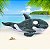 Kit 3 Pelúcias Tubarão Golfinho e Baleia Plush - Fizzy - Imagem 3