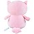 Coruja de Pelúcia Rosa Plush Corujinha Olhos Coloridos - Imagem 6