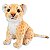 Leão de Pelúcia Realista Leãozinho 25cm Filhote Safari Nicho - Imagem 1