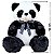 Urso Panda de Pelúcia Grande Com Laço Lindo Grandão E Fofo - Imagem 4