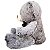 Urso de Pelúcia Com Laço 40cm Ursinho Teddy Bebê Nicho Lindo - Imagem 4