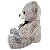 Urso de Pelúcia Com Laço 40cm Ursinho Teddy Bebê Nicho Lindo - Imagem 6