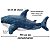 Tubarão de Pelúcia Gigante Megalodonte 110cm Grande Macio - Imagem 3