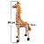 Girafa de Pelúcia Realista Grande 90cm Safari Articulada - Imagem 3