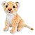 Kit Leão e Onça de Pelúcia Filhote Sentado Nicho Safari - Imagem 2