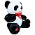 Urso Panda de Pelúcia Grande Com Laço 40cm Lindo - Imagem 4