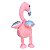 Flamingo de Pelúcia Rosa Com Asas Lantejoulas 44cm Plush - Imagem 4