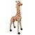 Girafa de Pelúcia Realista Grande 80cm Safari Articulada - Imagem 2