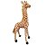 Girafa de Pelúcia Realista Grande 80cm Safari Articulada - Imagem 1