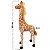 Girafa de Pelúcia Realista Grande 80cm Safari Articulada - Imagem 3