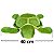 Tartaruga de Pelúcia Marinha Verde 32cm Antialérgica Macia - Imagem 6