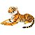 Tigre de Bengala Pelúcia Realista Grande Safari Decoração - Imagem 2