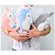 Golfinho de Pelúcia Rosa Azul Cinza 50cm Plush Antialérgico - Imagem 1