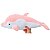 Golfinho de Pelúcia Rosa Azul Cinza 50cm Plush Antialérgico - Imagem 8