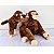 Macaco De Pelúcia Com Filhote Realista Grande - Fizzy - Imagem 3