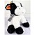 Vaca De Pelúcia Vaquinha Malhada 30cm Fazenda Fazendinha - Imagem 4