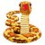 Cobra de Pelúcia Realista Coral 75cm Serpente Laranja Píton - Imagem 1