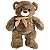 Urso de Pelúcia Com Laço 50cm Luxo Ursinho Teddy Bebê Nicho - Imagem 2