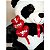 Urso Panda de Pelúcia 3 Corações Eu Te Amo 27cm I Love You - Imagem 8